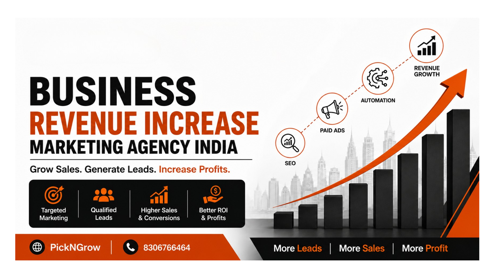Business Revenue Increase Marketing Agency India: Grow Sales, Leads & Profits Faster