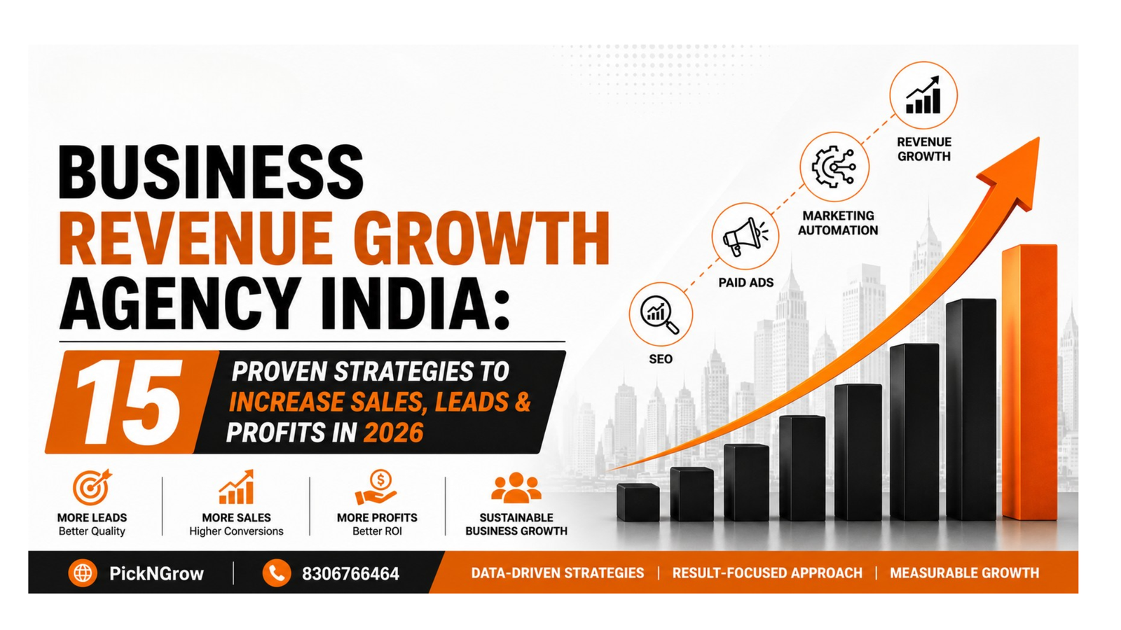 Business Revenue Growth Agency India: 15 Proven Strategies to Increase Sales, Leads & Profits