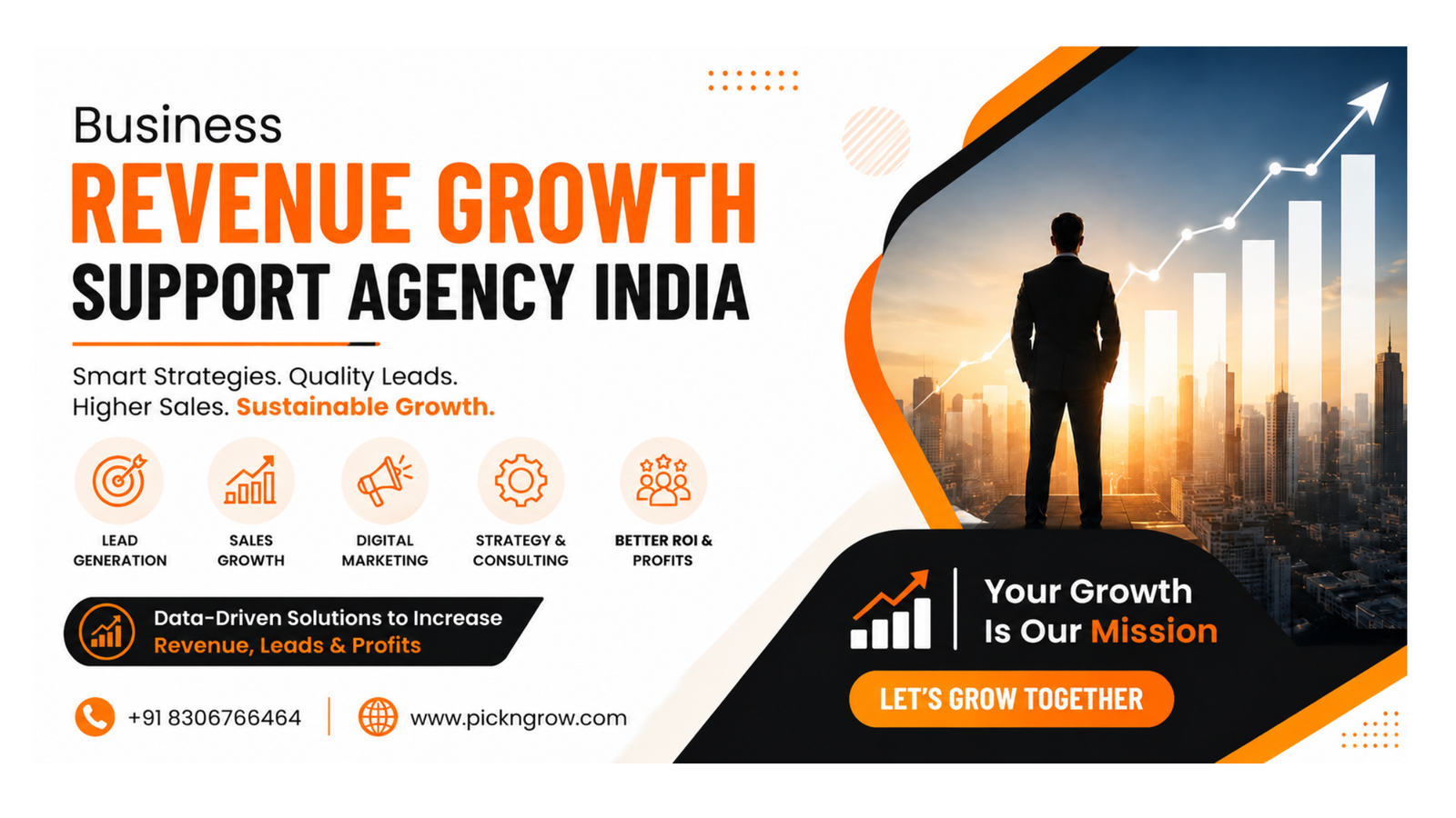Business Revenue Growth Support Agency India: Strategies to Increase Sales, Leads & Profits